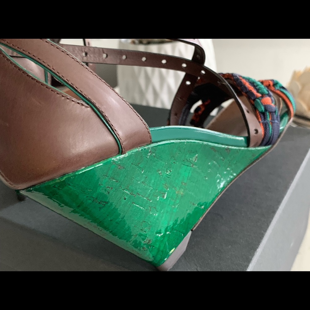 Like New 🔥 Proenza Schouler Braided Accent Leather Sandals - Picture 7 of 10